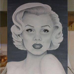 1953 inspired Marilyn Monroe  oil painting.